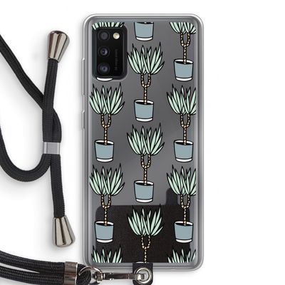 Boompje: Samsung Galaxy A41 Transparant Hoesje met koord