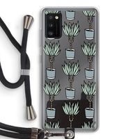 Boompje: Samsung Galaxy A41 Transparant Hoesje met koord