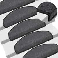 VidaXL Trapmatten 10 st 65x24x4 cm antracietkleurig