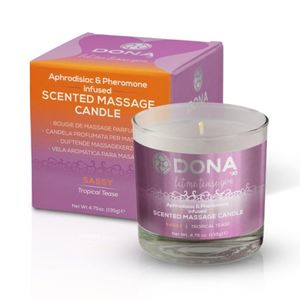 Dona - Scented Massage Kaars Tropical Tease 225 Ml