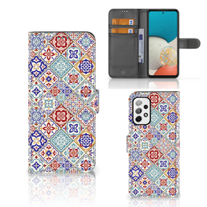 Samsung Galaxy A73 5G Bookcase Tiles Color