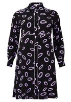 Yoek Jurk LOOPS | Zwart | Maat 42/44