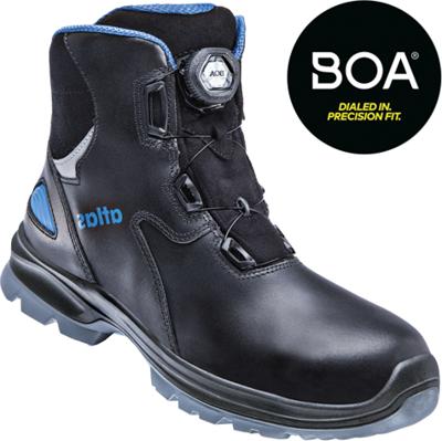 Atlas Werkschoen SL 9845 XP 2.0 BOA Hoog S3 | Zwart/Blauw | Maat 40 - 00.012.105.40