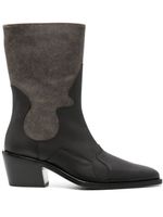 Eckhaus Latta bottines en cuir 70 mm - Gris - thumbnail