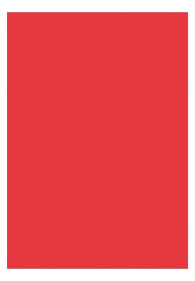 Kangaro K-0043F075 Papier A4 120gr Pak A 100 Vel Rood