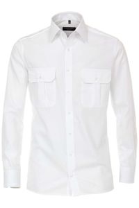 Casa Moda Modern Fit Piloot shirt ML7 (72CM+) wit