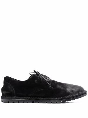 Marsèll chaussures unies à lacets - Noir