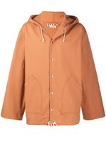 Marni veste oversize à capuche - Orange
