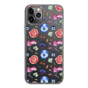 Bloemetjes: iPhone 11 Pro Transparant Hoesje