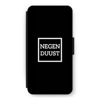 Negenduust black: iPhone 12 Pro Max Flip Hoesje