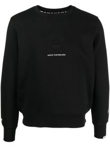 AAPE BY *A BATHING APE® sweat en coton à logo imprimé - Noir