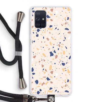 Terrazzo N°23: Samsung Galaxy A71 Transparant Hoesje met koord