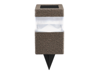 LIVARNO home Solar tuinlamp (Rechthoekig, Donkergrijs)