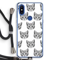 Kitten: Xiaomi Mi Mix 3 Transparant Hoesje met koord