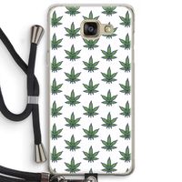 Weed: Samsung Galaxy A5 (2016) Transparant Hoesje met koord