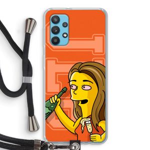 Jamie Lee Simpson: Samsung Galaxy A32 4G Transparant Hoesje met koord