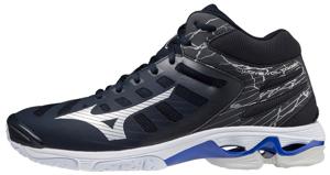 Mizuno Wave Voltage Mid Zaalschoen Zwart Heren maat 43