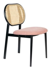 Zuiver Eetkamerstoel 'Spike' Rotan, kleur Roze