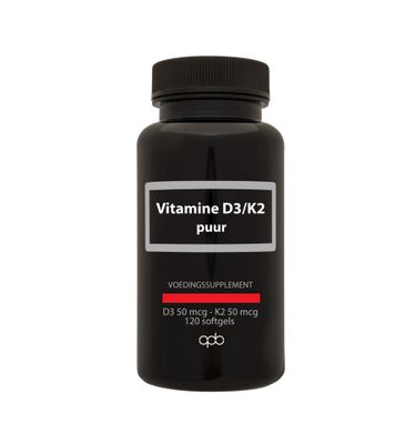 Vitamine D3 50mcg & K2 50mcg forte