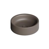 Waskom Salenzi Idilla 42 cm Rond Mat Bruin (incl. plug)