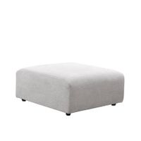 HKliving Jax Bank Element - Hocker - Light Grey - thumbnail