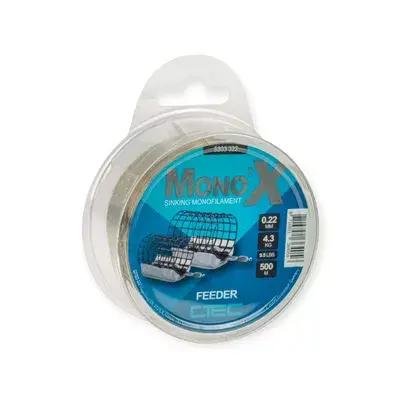 CTEC Ctec Mono X Feeder Brown 0,25mm/5,3kg 500m
