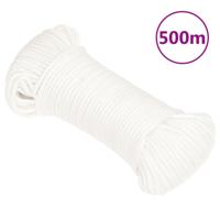 VidaXL Boottouw 4 mm 500 m polypropyleen volwit