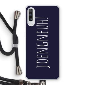Joengneuh!: Samsung Galaxy A70 Transparant Hoesje met koord