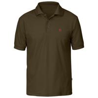 Fjallraven Crowley Pique Polo Heren Dark Olive XL