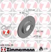 Remschijf Coat Z 600320420