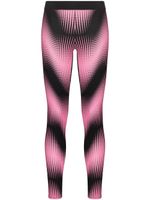 Rabanne legging à imprimé abstrait - Rose