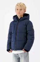 Black Bananas Sonik Plate Puffer Winterjas Kids Donkerblauw - Maat 116 - Kleur: Donkerblauw | Soccerfanshop