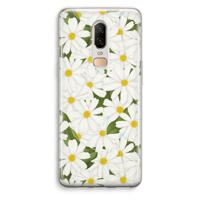 Summer Daisies: OnePlus 6 Transparant Hoesje - thumbnail