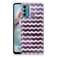 Motorola Moto G60 | TPU bumper | Waves Roze
