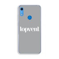 Topvent Grijs Wit: Huawei Y6s Transparant Hoesje
