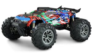 Amewi Teleoceras Stunt Brushed 1:12 RC auto Elektro Monstertruck 4WD RTR 2,4 GHz Incl. accu en lader, Met lichteffect