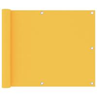 VidaXL Balkonscherm 75x500 cm oxford stof geel