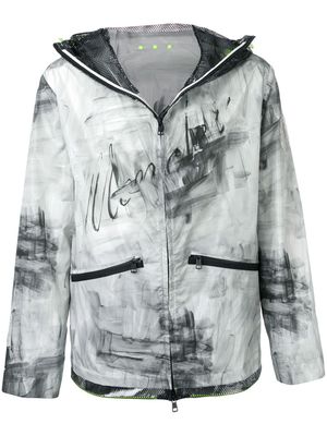 Moncler veste zippée Chardin - Gris