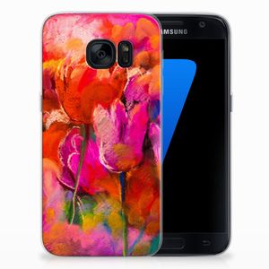 Hoesje maken Samsung Galaxy S7 Tulips