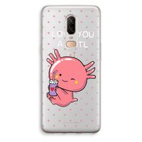 Love You A Lotl: OnePlus 6 Transparant Hoesje