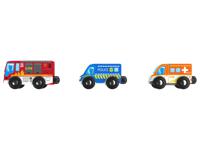 Playtive Houten voertuigen (Dienst- en reddingswagens) - thumbnail