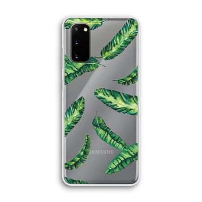 Lange bladeren: Samsung Galaxy S20 Transparant Hoesje