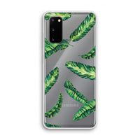 Lange bladeren: Samsung Galaxy S20 Transparant Hoesje