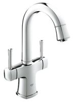 Grohe Grandera 2-greeps Wastafelkraan Hoog Model Met Waste Chroom - thumbnail