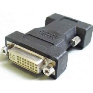 e+p DVI 8 tussenstuk voor kabels D-Sub DVI-I Zwart