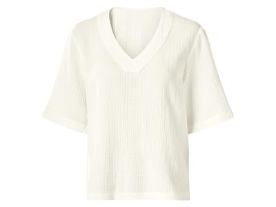 esmara Mousseline dames top (Wit, L)