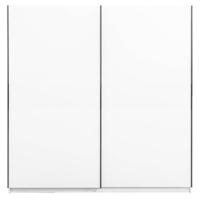 Leen Bakker - Schuifdeurkast Genua - 204x200x60 Cm - Spaanplaat - Wit - 200.2x204x60.3 Cm