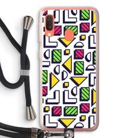8-bit N°4: Samsung Galaxy A20e Transparant Hoesje met koord