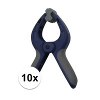 10x Zeilklem / zeilclip van kunststof 4 inch