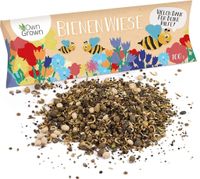 OwnGrown Bijenweide bloemenmix 100G premium bijenzaden voor kleurrijke hommel- en bijenweiden bijenvriendelijke bloemzadenmix bloemenweidezaden - eenjarig en meerjarig